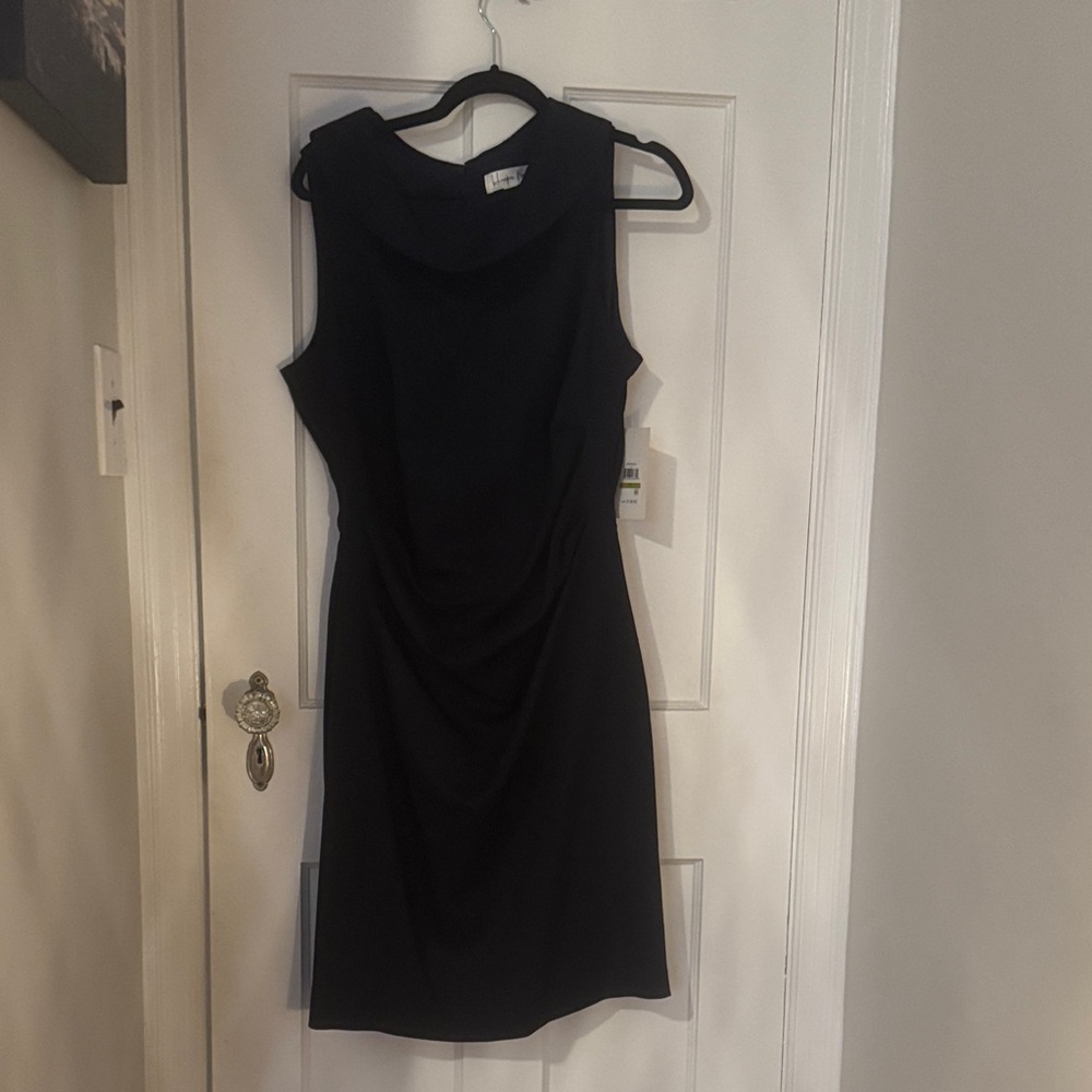 Chic navy blue Midi Dress